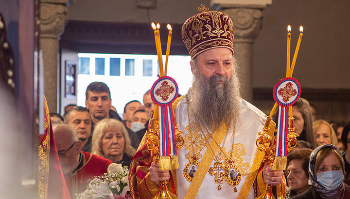 Serbian Patriarch Porfirije. Photo: spc.rs