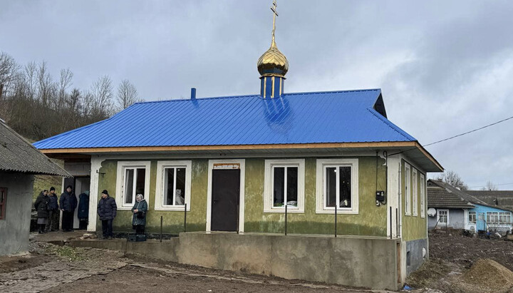 Храм в честь святого великомученика Димитрия Солунского в селе Морозовка. Фото: facebook.com/eparchia.mog.pod