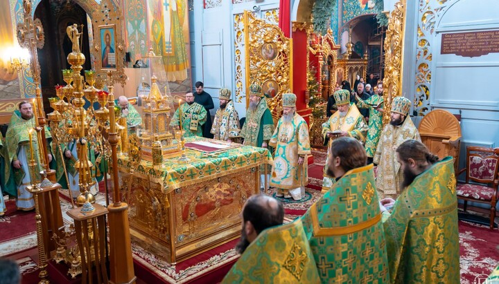 Божественна літургія у Феофанії. Фото: УПЦ