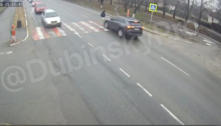 ДТП в Василькове. Фото: скриншот видео Дубинского 