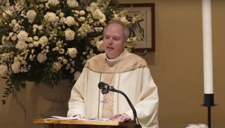 The Rt. Rev. Sean Rowe, presiding bishop of The Episcopal Church, at the National Cathedral in Washington. Photo: YouTube/Washington National Cathedral