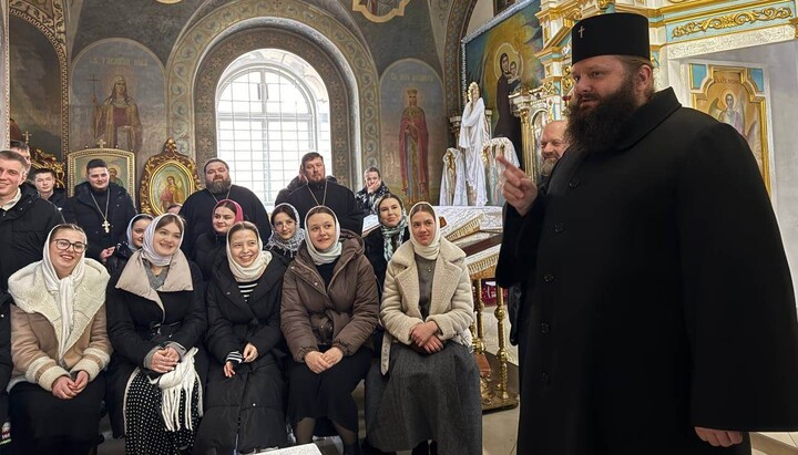 Архиепископ Пимен на «Сретенских встречах». Фото: пресс-служба Ровенской епархии