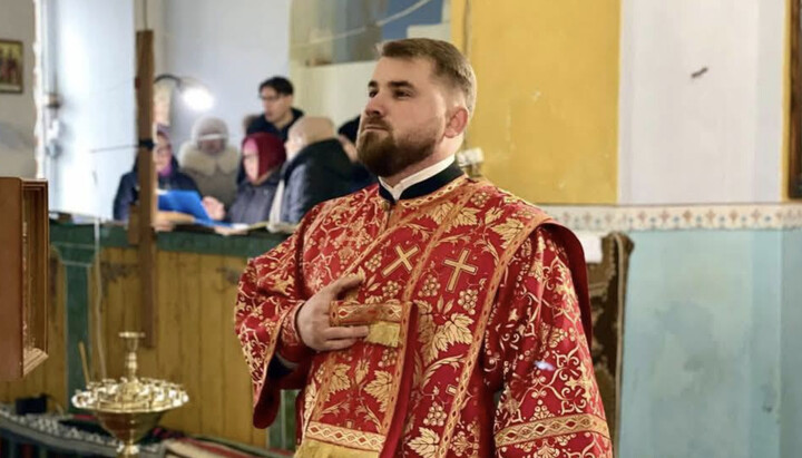 Protodeacon Andriy Kravchuk. Photo: Facebook / Roman Mykityuk