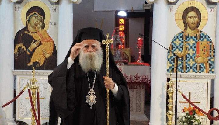 Metropolitan Seraphim of Kythira and Antikythera. Photo: orthodoxianewsagency