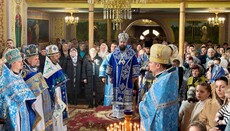 In Zakarpattia’s Stroyne, Bishop Hilary consecrates a new altar
