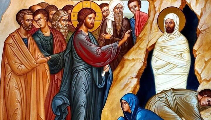 Θαύμα της ανάστασης του Λαζάρου. Φωτογραφία: Επίσκοπος Νέζιν