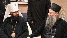 Патриарх Сербский Порфирий прибыл в Москву