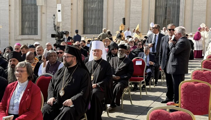 Zoria at the inauguration of Pope Leo. Photo: Zoria’s Facebook