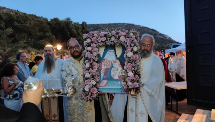 Celebration in honor of St. Luke of Crimea in Nafplio, Greece. Photo: vimaorthodoxias.gr