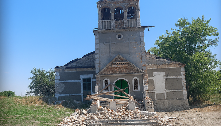 Храм святителя Димитрия в Золотом Колодезе. Фото: ТГ-канал Покровского викариатства