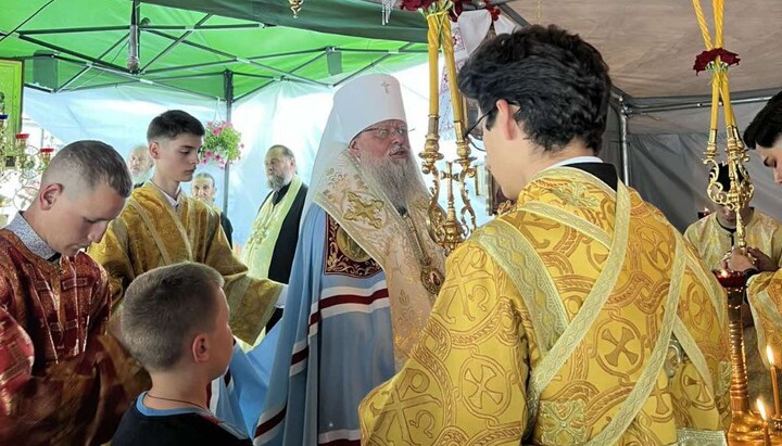 Богослужіння в Заболотті 1 серпня 2025 р. Фото: «Перший козацький»