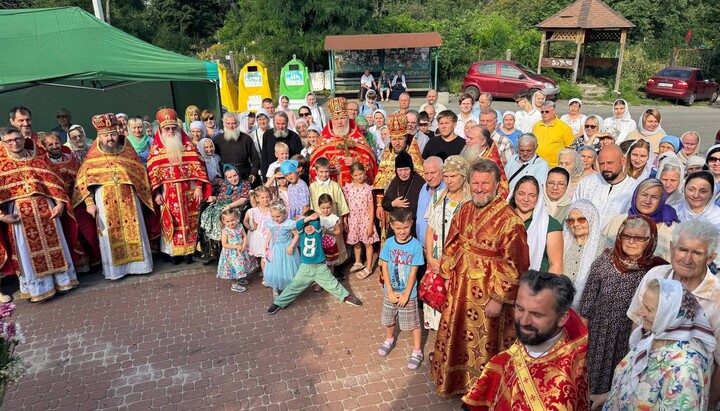 Прихід храму свв. Бориса і Гліба УПЦ у Вишгороді. Фото: Дозор