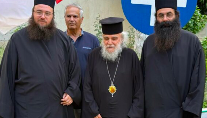 Delegation of the Jerusalem Patriarchate in Athens regarding the Sinai Monastery. Photo: Orthodox Times
