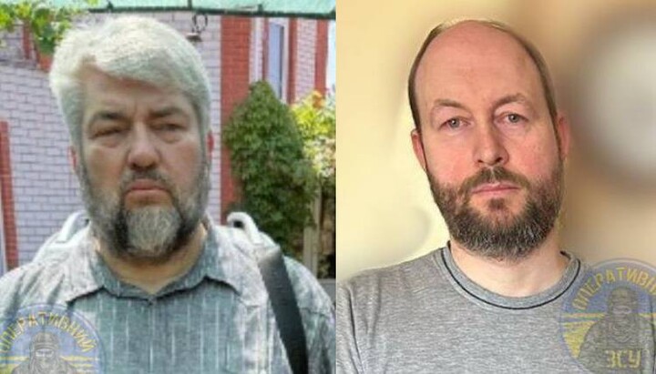 Preoții arestați ai Eparhiei Odesa. Fotografie: canalul Telegram «Operațional FAU»