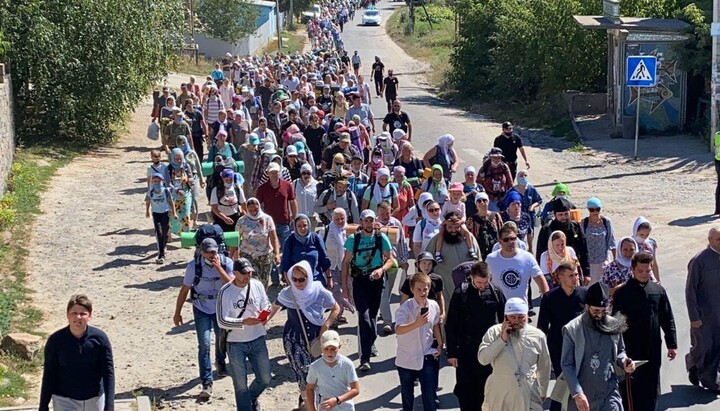 The authorities have once again canceled the religious procession to Pochaiv. Photo: the press service of the Vinnytsia Eparchy