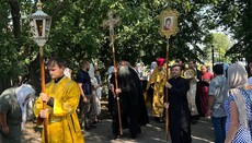 Kamianske Eparchy holds UOC procession of the cross for peace in Ukraine