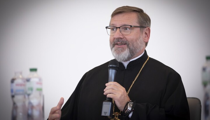 Head of the UGCC Sviatoslav Shevchuk during a round table in Kyiv. Photo: ugcc.ua