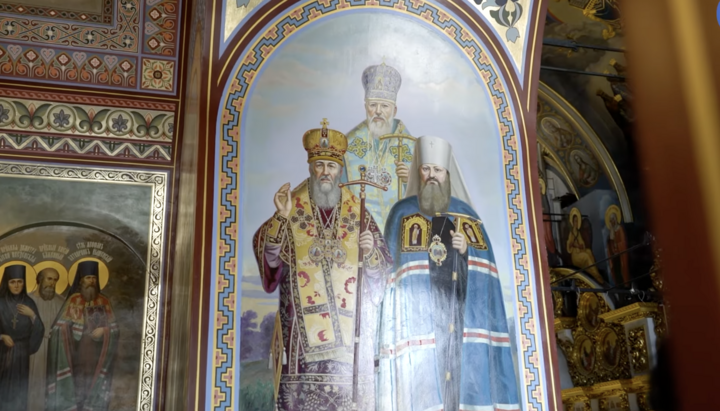 Frescoes in the Dormition Cathedral. Photo: Ukrinform