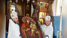 В Святогорской Лавре освятили список чудотворной иконы Богородицы