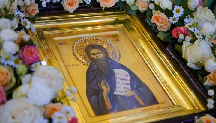 Икона преподобного Феодосия, игумена Киево-Печерского. Фото: t.me/kievlavra