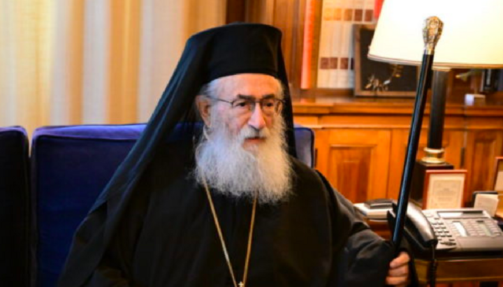Archbishop Damianos of Sinai. Photo: Orthodoxia news agency