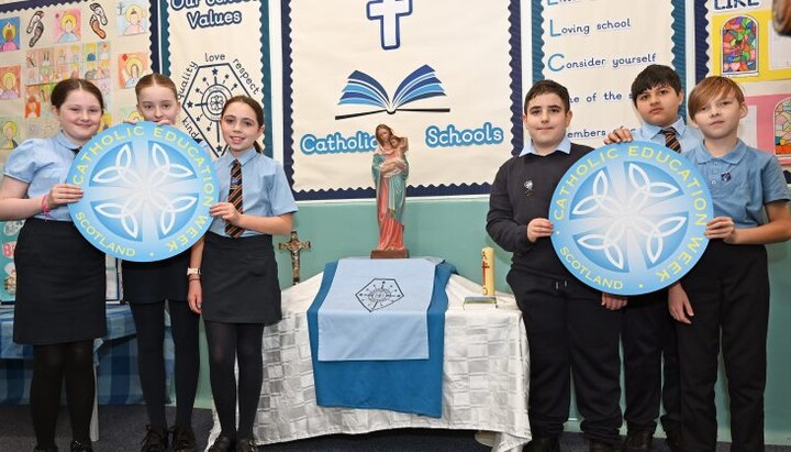 Catholic school in Scotland. Photo: sces.org.uk