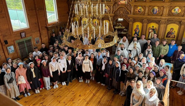 Participanți la festivalul „Taborul” din eparhia Volyn. Fotografie: Departamentul de Informare și Educație al Bisericii Ortodoxe Ucrainene