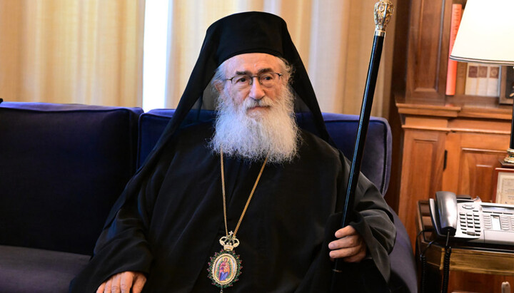 Архиепископ Синайский Дамиан. Фото: Orthodoxia News Agency