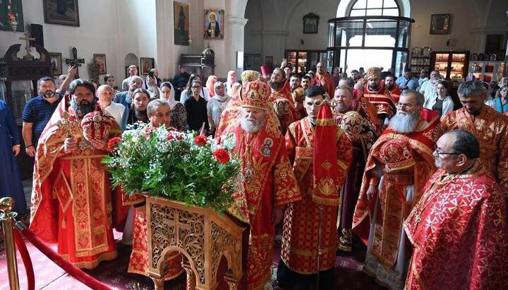 Богослужение в Праге. Фото: пресс-служба Пражской епархии