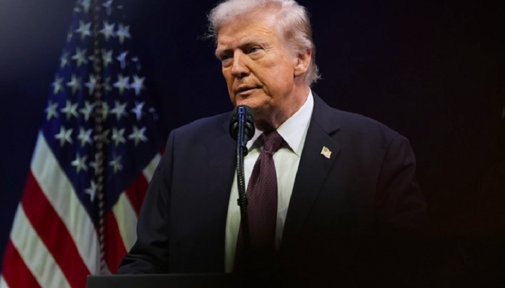 President Donald Trump at the Museum of the Bible, September 8, 2025, Washington. Photo: Alex Brandon/AP