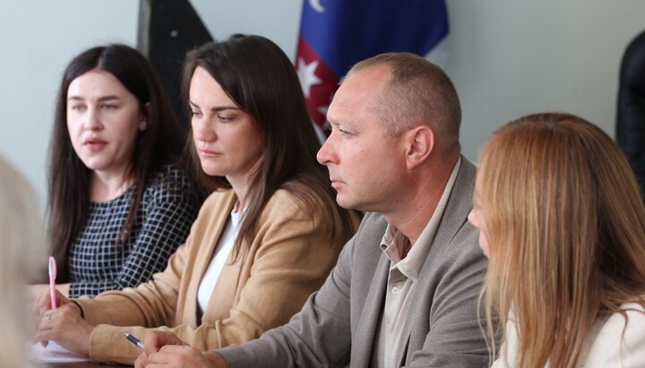 A meeting in Uman. Photo: Uman City Council's Facebook