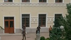 В Иверский монастырь Одессы пришли сотрудники ТЦК с полицией