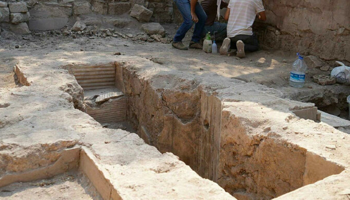 Крещальная купель в баптистерии в древнем городе Антандрос (Турция). Фото: urriyetdailynews.com