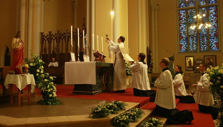 Latin Mass in a Catholic church. Photo: summorum-pontificum
