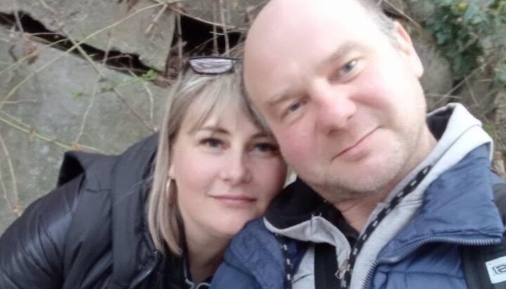 Father Mykola with Matushka. Photo: UOJ