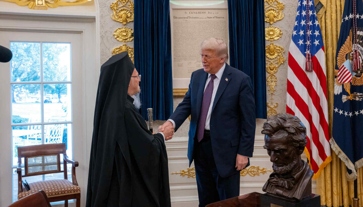 Патріарх Варфоломій у Білому домі. Фото: пресслужба Константинопольської Церкви