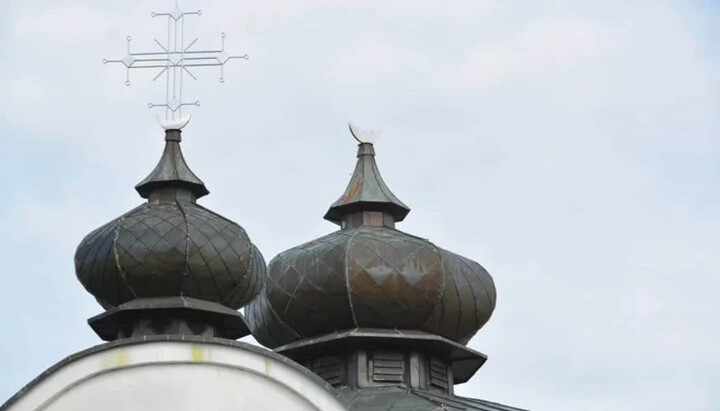 The dome from which the cross was cut. Photo: Warsaw Here