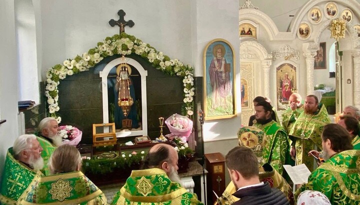 Ημέρα μνήμης του οσίου Ιώβ Ουγκόλκa στο χωριό Μικρή Ουγκόλκα. 18 Σεπτεμβρίου 2025. Φωτογραφία: Επισκοπή Χουστ