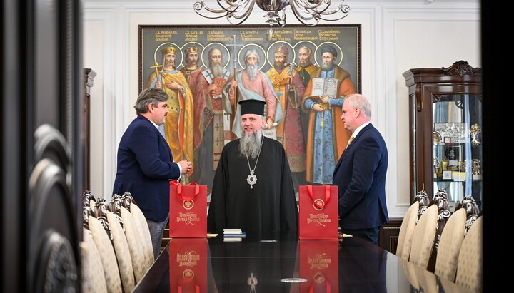 Думенко з братами-уніатами Лубківськими. Фото: ПЦУ