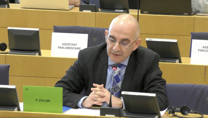 Member of the European Parliament Petar Volgin. Photo: Volgin's Facebook