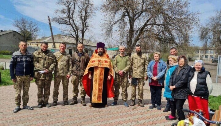 Мобилизованные священники УПЦ. Фото: ТГ-канал Мирославы Бердник