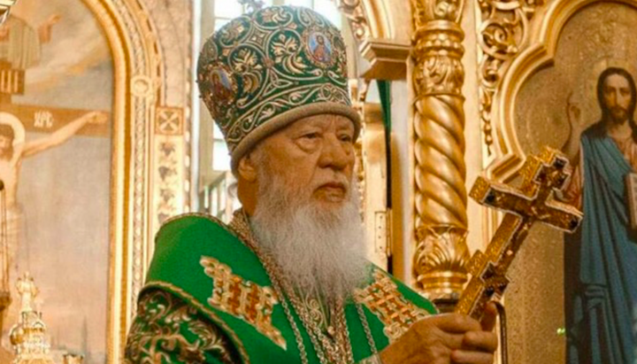 Metropolitan Agafangel of Odesa and Izmail during the divine service. Photo: uoc-news