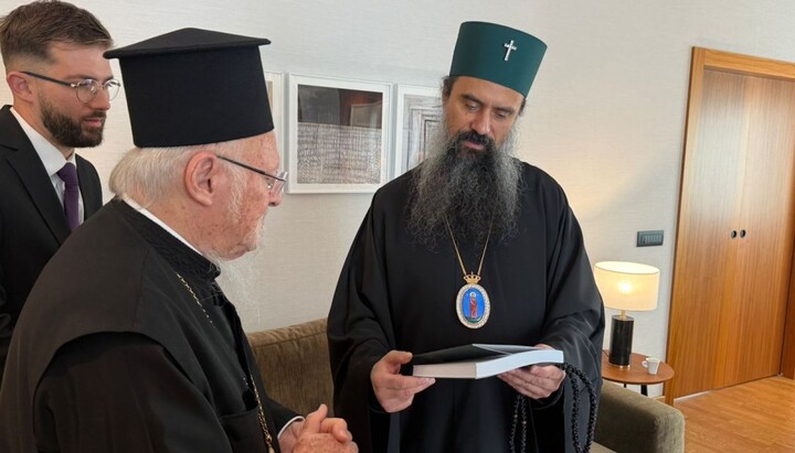 Patriarch Bartholomew and Patriarch Daniel. Photo: UOJ in Bulgaria