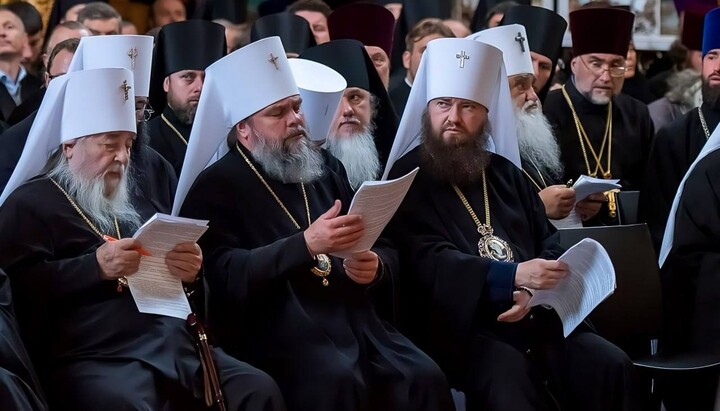 Митрополит Каменский и Царичанский Владимир на Соборе УПЦ 27 мая 2022 г. Фото: епархиальная пресс-служба