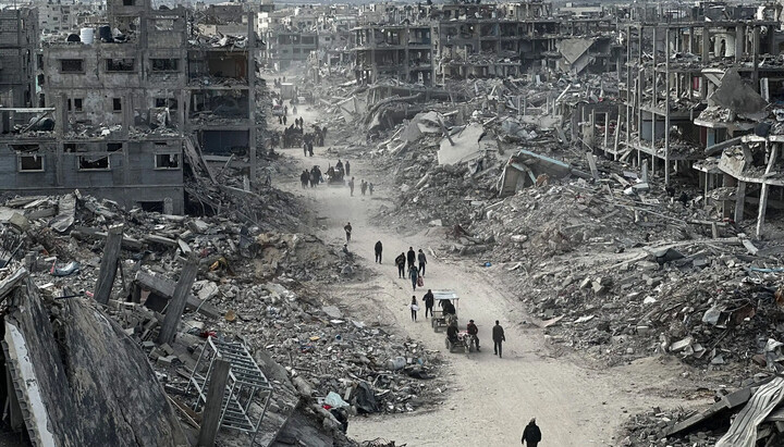 Газа во время войны. Фото: diakonia