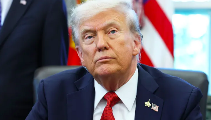 Trump speaks in the Oval Office of the White House on October 6. Photo: Anna Moneymaker / Getty