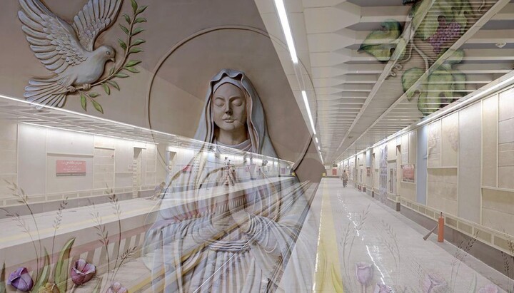 Інтер'єр нової станції метро «Свята Діва Марія» в Тегерані. Фото: eghtesadonline.