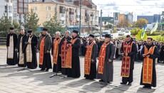 Στο Φρανκόβσκ οι Ουνίτες και η OCU προσευχήθηκαν περί αναπαύσεως του Στεπάν Μπαντέρα