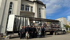 Rivne Eparchy of UOC gathers 20 tons of aid for Sviatohirsk Lavra