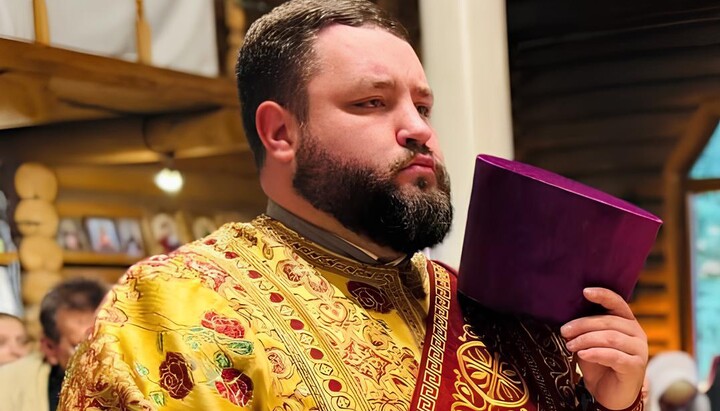 Протодиакон УПЦ Андрей Кизюн. Фото: открытые источники
